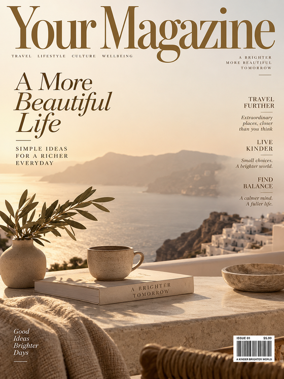 Magazine style preview